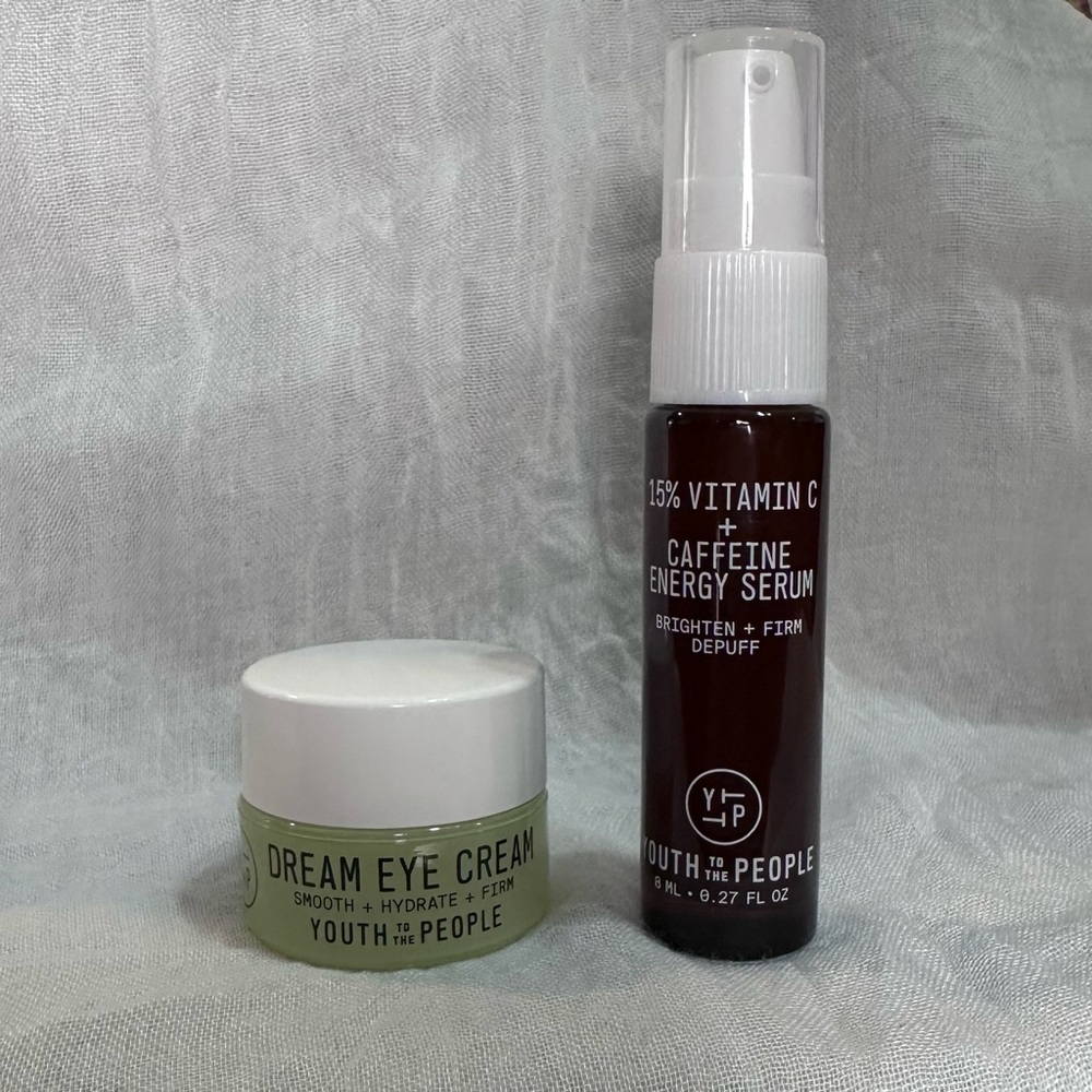 Dream Eye Cream & Vitamin C + Caffeine Energy Serum